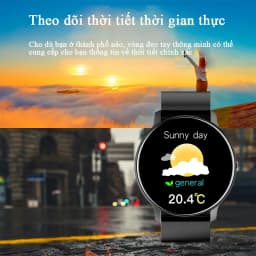 Thumbnail Bộ đồng hồ thông minh LIGE giám sát nhịp tim & huyết áp cho nam 4