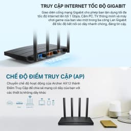 Thumbnail Bộ Phát Router WiFi 6 TP-Link Archer AX12 Băng Tần Kép AX1500 3