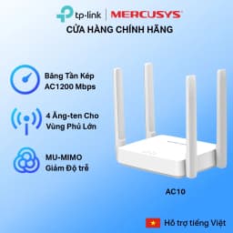 Thumbnail Bộ Phát Wifi Mercusys AC10 / MR30G Băng Tần Kép Chuẩn AC 1200Mbps 1