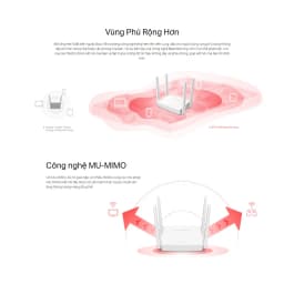 Thumbnail Bộ Phát Wifi Mercusys AC10 / MR30G Băng Tần Kép Chuẩn AC 1200Mbps 4