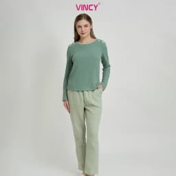 Thumbnail BỘ PHỐI QUẦN NỈ VỚI ÁO THUN DÀI TAY CO GIÃN TỐT CHO THU ĐÔNG BTD112S11 1