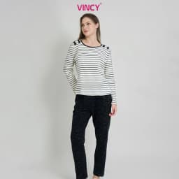 Thumbnail BỘ PHỐI QUẦN NỈ VỚI ÁO THUN DÀI TAY CO GIÃN TỐT CHO THU ĐÔNG BTD112S11 2