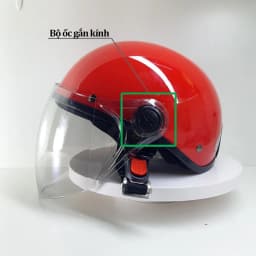 Thumbnail Bộ phụ kiện mũ bảo hiểm 3/4 đầu GRO HELMET, mũ honda, mũ nửa đầu các loại 4