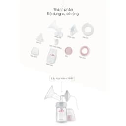Thumbnail Bộ Phụ Kiện Tiêu Chuẩn Dành Cho Máy Hút Sữa Spectra (Phễu Size 16/20/24/28) 2