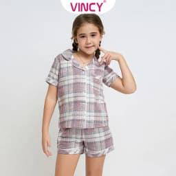 Thumbnail Bộ pijama short chất kate, họa tiết đặc trưng cho Noel cho bé KSK066S92 2