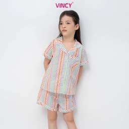 Thumbnail Bộ pijama short chất kate, họa tiết đặc trưng cho Noel cho bé KSK066S92 4