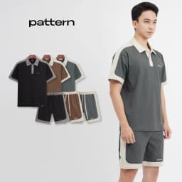Thumbnail Bộ Polo Cotton Cộc Tay Ver2 Thêu Ngực PATTERN PB010 1