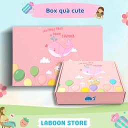 Thumbnail Bộ quà tặng bạn gái túi chườm bụng đa năng 1000ml LABOON kèm bình giữ nhiệt và phụ kiện siêu xinh 1