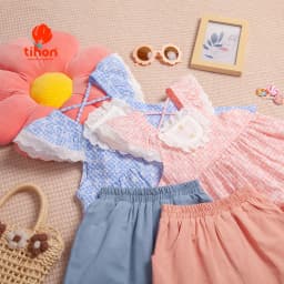 Thumbnail Bộ quần áo bé gái TIHON cao cấp phong cách Hàn Quốc cho bé từ 11- 32kg SET0786061 4