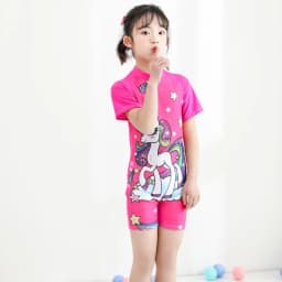 Thumbnail Bộ quần áo bơi cho bé gái SKIDS đồ bơi trẻ em họa tiết công chúa kỳ lân 2 đến 10 tuổi 4