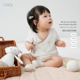 Thumbnail Bộ quần áo cài thẳng cộc / cài lệch Nous tổng hợp ( 0-12 tháng ) 3