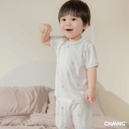 Thumbnail Bộ quần áo cộc cúc vai Bloom cho bé gái và bé trai 3