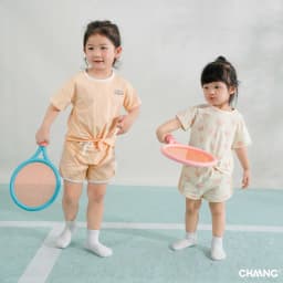 Thumbnail Bộ quần áo cộc nơ bụng dáng ngắn Olympia cho bé gái 1