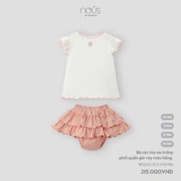 Thumbnail Bộ quần áo cộc Nous petit à petit / Premium ( 0 - 2 tuổi ) 4