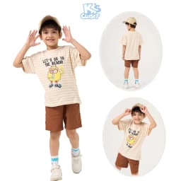 Thumbnail Bộ Quần Áo Cộc Tay Cho Bé Trai  K'S CLOSET Chất Liệ Cotton Thoáng Mát (2-14 tuổi) E041THS/KT265THS/KT253THS, E020FIS 4