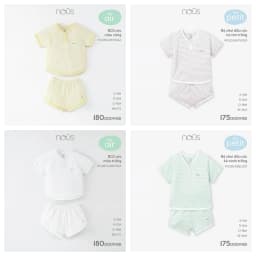 Thumbnail Bộ quần áo cộc tay chui đầu Nous ( 0-12 tháng ) 1