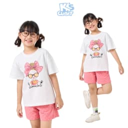 Thumbnail Bộ Quần Áo Cộc Tay K's Closet In Hình Cho Bé Gái (2 -14 Tuổi) E018THS/ KT44THS/ E009ONS/ KT224TWS, E118FIS 2