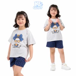 Thumbnail Bộ Quần Áo Cộc Tay K's Closet In Hình Cho Bé Gái (2 -14 Tuổi) E018THS/ KT44THS/ E009ONS/ KT224TWS, E118FIS 3