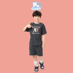 Thumbnail Bộ Quần Áo Cộc Tay K'S CLOSET Hình In Ngộ Nghĩnh Cho Bé Trai Từ 10-55kg (2-14 tuổi) OL12THS/ E005THS/ E020FOS/ E002FIS 1