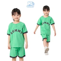 Thumbnail Bộ Quần Áo Cộc Tay K'S CLOSET Chất Liệu Cotton Cho Bé Trai và Bé Gái Từ 10-55kg (2-14 tuổi) E006FOS 3