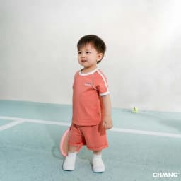 Thumbnail Bộ quần áo cộc tay phối raglan Olympia cho bé trai 3