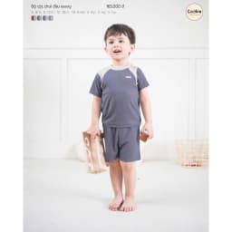 Thumbnail Bộ Quần Áo COOKIE Cộc Tay Chui Đầu Wavy Cho Bé Size Từ 6 Tháng 5 Tuổi 2025 1