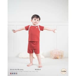 Thumbnail Bộ Quần Áo COOKIE Cộc Tay Chui Đầu Wavy Cho Bé Size Từ 6 Tháng 5 Tuổi 2025 2