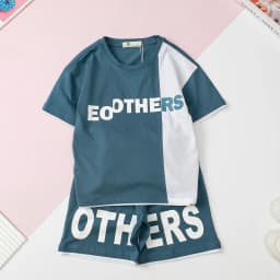 Thumbnail Bộ quần áo cotton bé trai LITIBABY in số 88, quần chạy lé size 4 đến 16 tuổi 3