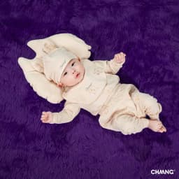 Thumbnail Bộ quần áo dài tay cúc giữa Monster cho bé sơ sinh chất liệu tăm lạnh 3