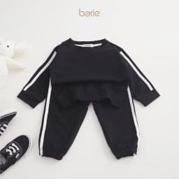 Thumbnail Bộ quần áo dài tay thể thao cho bé trai bé gái Borie chất liệu cotton da cá co giãn tốt tạo sự thoải mái khi mặc A006 3