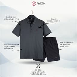 Thumbnail Bộ quần áo nam mùa hè Fasvin AB23590.HN chất liệu tốt, kiểu dáng đẹp 2