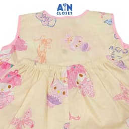 Thumbnail Bộ quần áo Ngắn bé gái hoạ tiết Thỏ Vàng Melody Cotton - AICDBGBGKA3E - AIN Closet 2