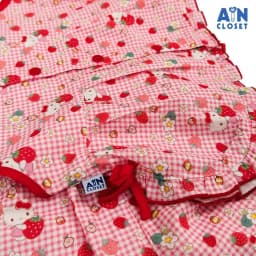 Thumbnail Bộ quần áo Ngắn bé gái họa tiết Kitty Đỏ cotton - AICDBGODOHEO - AIN Closet 2