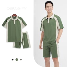 Thumbnail Bộ Quần Áo Polo Cotton Basic Phối Ver3 PATTERN PB011 3