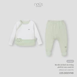 Thumbnail Bộ quần áo sơ sinh cài lệch newborn Nous (3-5.5kg) 3