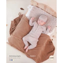 Thumbnail Bộ Quần Áo Sơ SInh COOKIE Jersey Cài Giữa Cho Bé Từ 0 Đến 9 Tháng 2