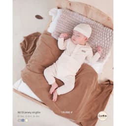 Thumbnail Bộ Quần Áo Sơ SInh COOKIE Jersey Cài Giữa Cho Bé Từ 0 Đến 9 Tháng 3