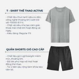 Thumbnail Bộ quần áo thể thao nam cổ tròn Guzado Chất Coolmax thể thao vận động thoải mái BTS02 2