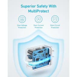 Thumbnail Bộ Sạc Anker Công Suất 20W 2 Cổng- 1 Cổng USB & 1 Cổng USB-C Kèm Cáp USB-C to USB-C 1.5M - B2348 4