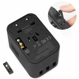 Thumbnail Bộ Sạc Du Lịch Đa Năng WIWU Universal Cổng AC/ USB-C/ USB-A Sạc Nhanh Đa Thiết Bị 3