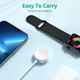 Thumbnail Bộ sạc không dây Fonken 2 trong 1 Type C cho đồng hồ Cáp sạc USB cho AP Watch Series 7 / 6 / 4 / SE / 4 / 3 / 2 / 1 3
