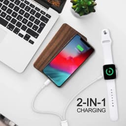 Thumbnail Bộ sạc không dây HdoorLink 3 trong 1 Type C cho dòng đồng hồ A-ple Đồng hồ di động Bộ sạc nhanh không dây từ tính Đế sạc USB 2