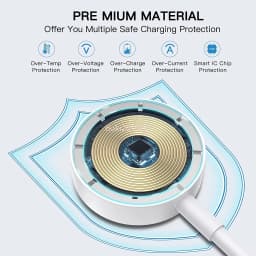 Thumbnail Bộ sạc không dây HdoorLink 3 trong 1 Type C cho dòng đồng hồ A-ple Đồng hồ di động Bộ sạc nhanh không dây từ tính Đế sạc USB 4