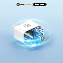 Thumbnail Bộ sạc nhanh 20w + Dây sạc nhanh 20w chính hãng Remax U5 sạc đầy 50% pin chỉ trong 30p Phúc Phụ Kiện 2