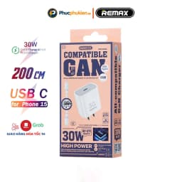 Thumbnail Bộ sạc nhanh 30w chính hãng Remax U71 sạc đầy 60% pin 15,16 seris chỉ trong 30 phút - Phúc Phụ Kiện 1