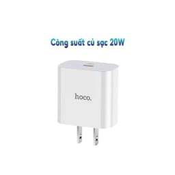 Thumbnail Bộ Sạc Nhanh Chính Hãng Hoco C76 Plus Type-C To LN PD 20W Dành Cho iP 7 Đến 14-Promax Chân Tròn 2