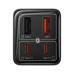 Thumbnail Bộ sạc nhanh đa năng Baseus GaN6 Pro 2C+2U 65W EU 1