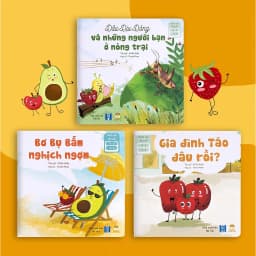 Thumbnail Bộ Sách Chu Du Cùng Những Người Bạn - Bơ Bụ Bẫm, Táo Tươi Tắn, Dâu Dịu Dàng - Cho Trẻ 0-3 4-6 Tuổi 1