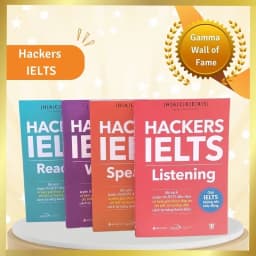 Thumbnail Bộ sách Hackers IELTS (Có File Nghe): Listening + Reading + Writing + Speaking (Bộ 4 Cuốn/Lẻ, Tái Bản Mới Nhất - Gamma) 2