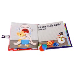 Thumbnail Bộ Sách vải Lalala baby Song Ngữ Bé Yêu Thích Nhất [Tủ Sách Shop Bố Ken] 3